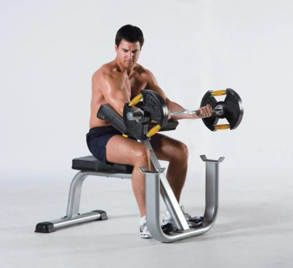 Скамья Скотта TuffStuff Evolution Seated Arm Curl Bench CAC-365