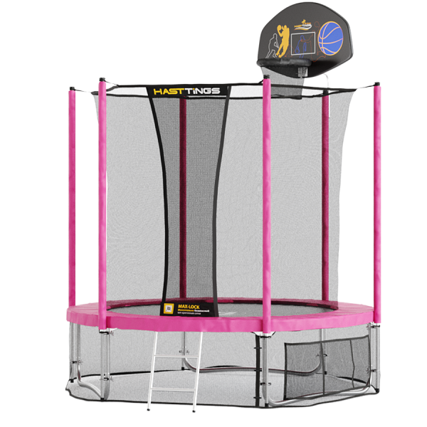 Батут Hasttings Classic Game Pink 2,44 м