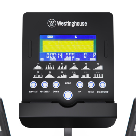 Электромагнитный эллиптический тренажёр DFC Westinghouse 13Y, черный, с изменяемым углом наклона