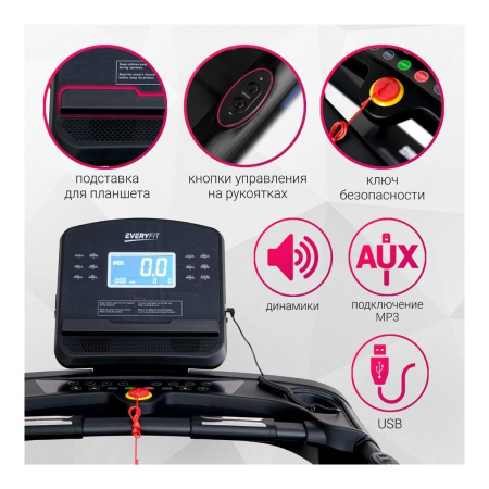 Электрическая беговая дорожка Everyfit 74203B