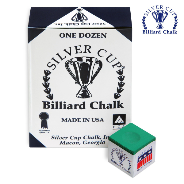 Мел Silver Cup Tournament Green 12шт.