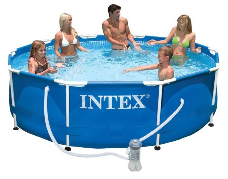 Каркасный бассейн Intex Metal Frame / 56999/28202 (305x76)