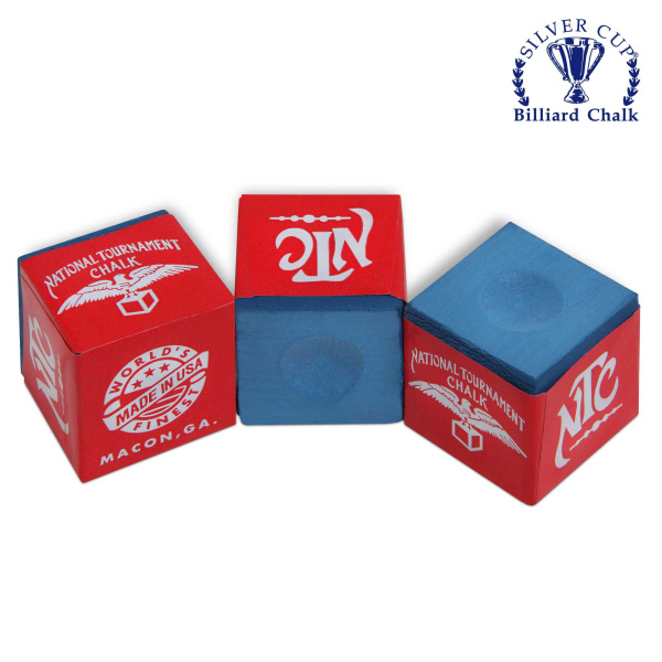 Мел National Tournament Chalk Blue 144шт.