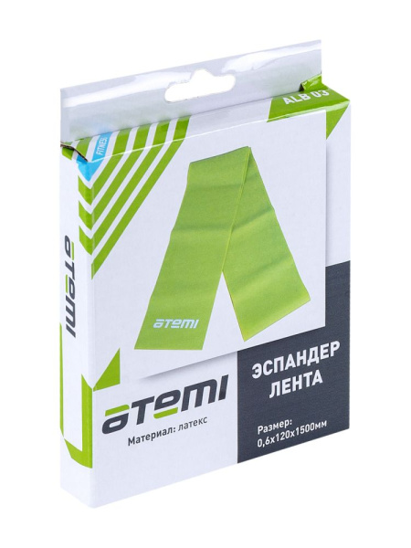 Эспандер-лента Atemi, ALB03, 0,6x120x1500 мм, 15 кг