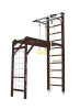 Шведская стенка Kampfer Union Ceiling (№5 Шоколадный Стандарт белый антик турник)