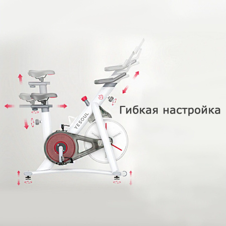 Велотренажер Yesoul Smart M1 WHITE с пульсометром