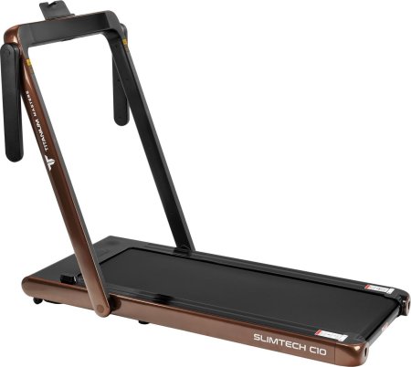Беговая дорожка Titanium Masters Slimtech C10, коричневая