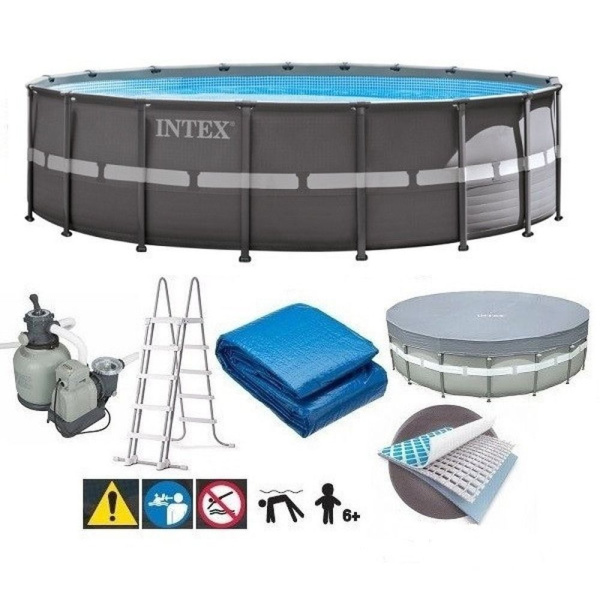 Бассейн каркасный 732х132см Intex 26340
