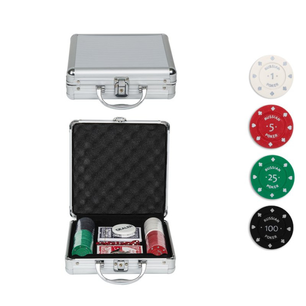 Набор для покера Russian Poker на 100 фишек