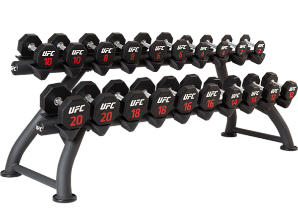 Гантельный ряд 2-20 кг (10 пар) UFC 