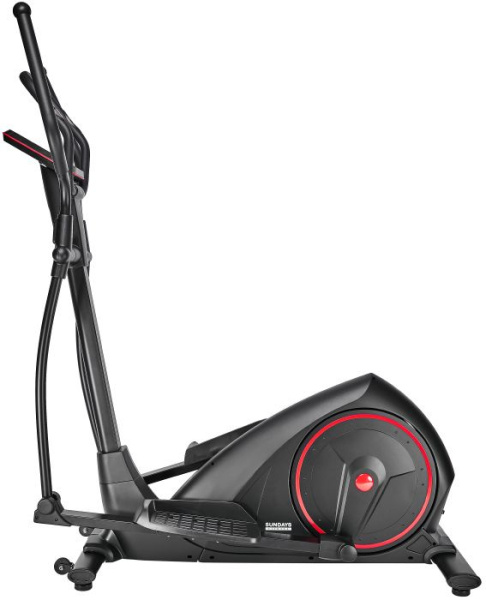 Эллиптический тренажер Sundays Fitness K8718HP (черный/красный)