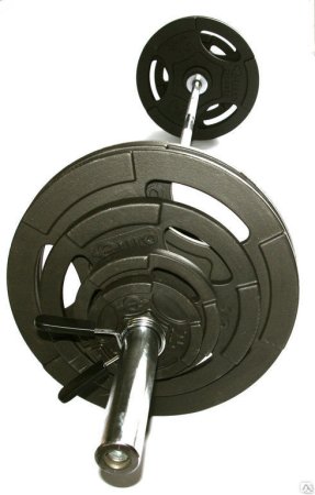Штанга тренировочная MironFit 51 мм. 120 кг. 