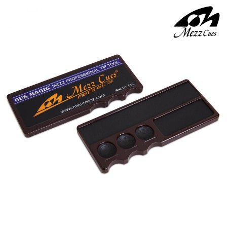 Инструмент для наклейки  Mezz Cue Magic Professional Tip Tool коричневый