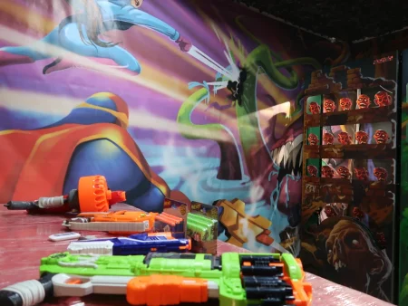 Детский NERF тир "БАТЛ"