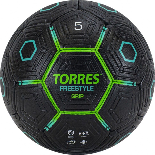 Мяч футбольный TORRES FREESTYLE GRIP, р.5, F320765
