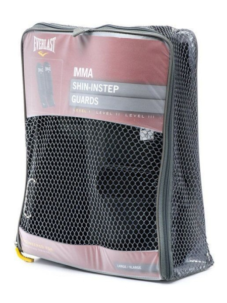 Защита голени и стопы Everlast Martial Arts Leather Shin-Instep 