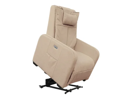 Кресло-реклайнер электрический с подъемом FUJIMO LIFT CHAIR Ваниль