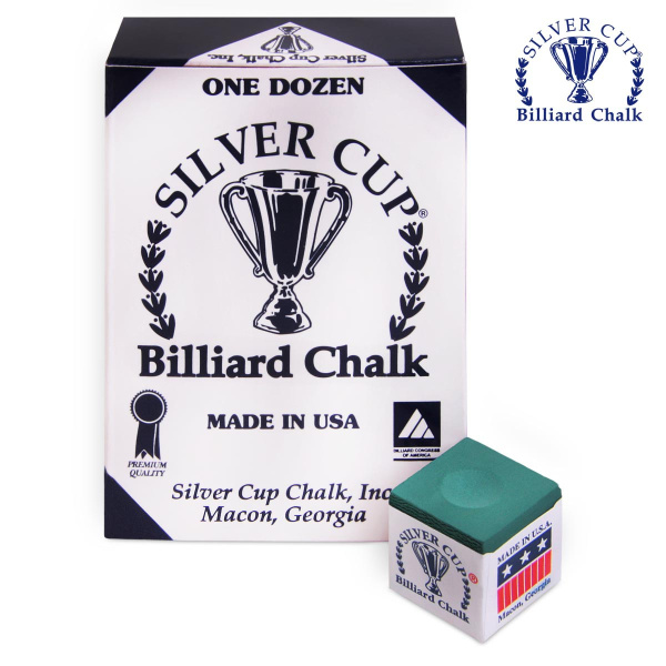 Мел Silver Cup Green 12шт.