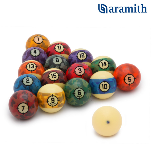 Шары Aramith Camouflage Pool ø57,2мм