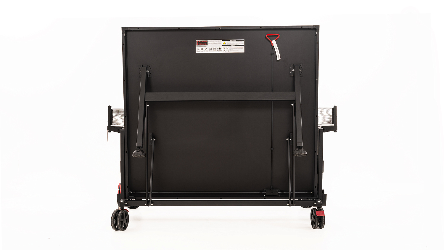 Теннисный стол складной для помещений "RASSON PREMIUM T01 Indoor" (274 х 152,5 х 76 см, черный ясень) с сеткой