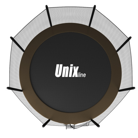 Батут UNIX Line Black&Brown 12 ft (outside)