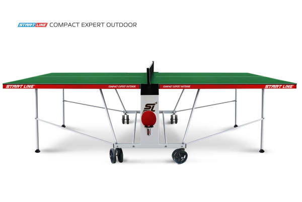 Стол теннисный Compact EXPERT 6 Всепогодный Зелёный