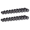 Гантельный ряд профессиональный (шаг 2,5 кг, 10 пар) PROFI-FIT 2,5-25 кг