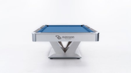 Бильярдный стол для пула RASSON "Victory 2 Plus" 9 футов (белый, сланец 30 мм)