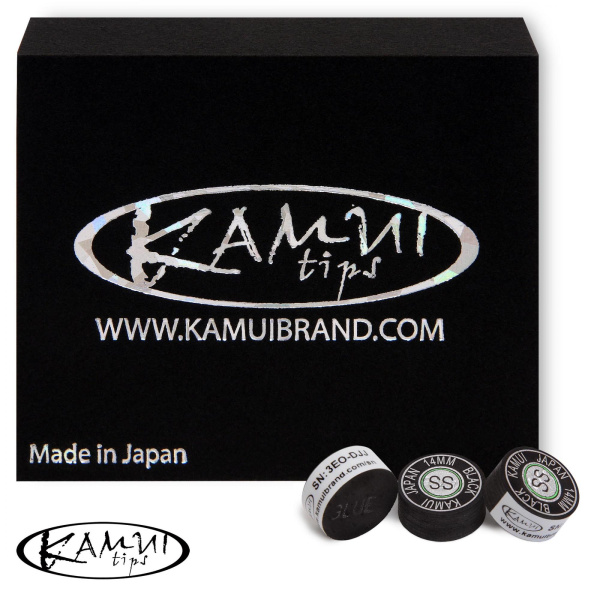 Наклейка для кия Kamui Black ø14мм Super Soft 1шт.