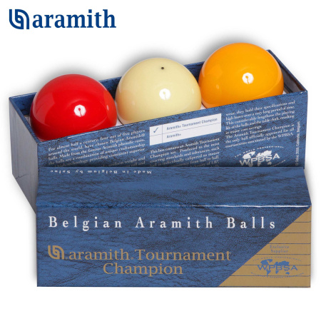 Шары Aramith Tournament Champion Snooker ø52,4мм 3шара