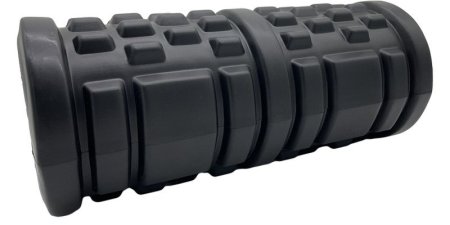 Ролик массажный 33*14см 6500LW, черный/голубой