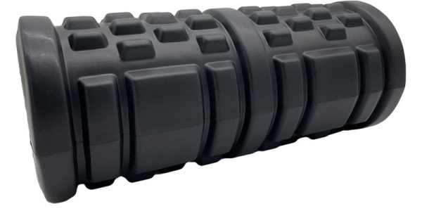 Ролик массажный 33*14см 6500LW, черный/голубой
