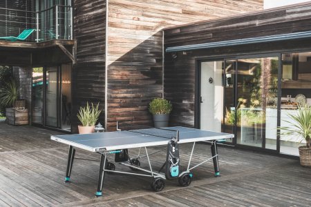 Теннисный стол CORNILLEAU 400X Sport Outdoor (синий)