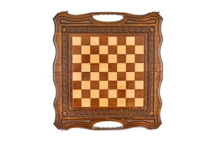 Шахматы + нарды резные Бриз-2 50, Haleyan