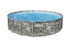 Каркасный бассейн Bestway Power Steel 56889 (671x132, с фильтр-насосом и лестницей)