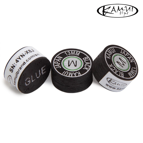 Наклейка для кия Kamui Black ø13мм Medium 1шт.