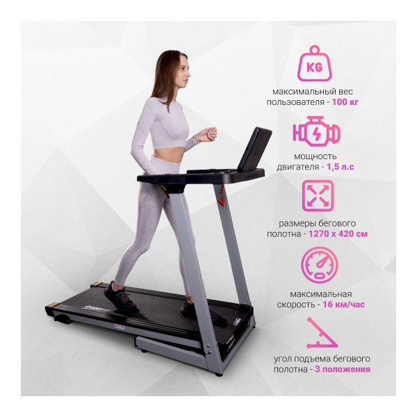 Электрическая беговая дорожка Everyfit 74209