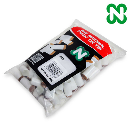 Колпачок для кия Norditalia Push-On-Tips ø13мм белый 100шт.