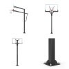 Баскетбольная стойка стационарная UNIX Line B-Stand-TG PRO 72"x42" R45 H230-305 см