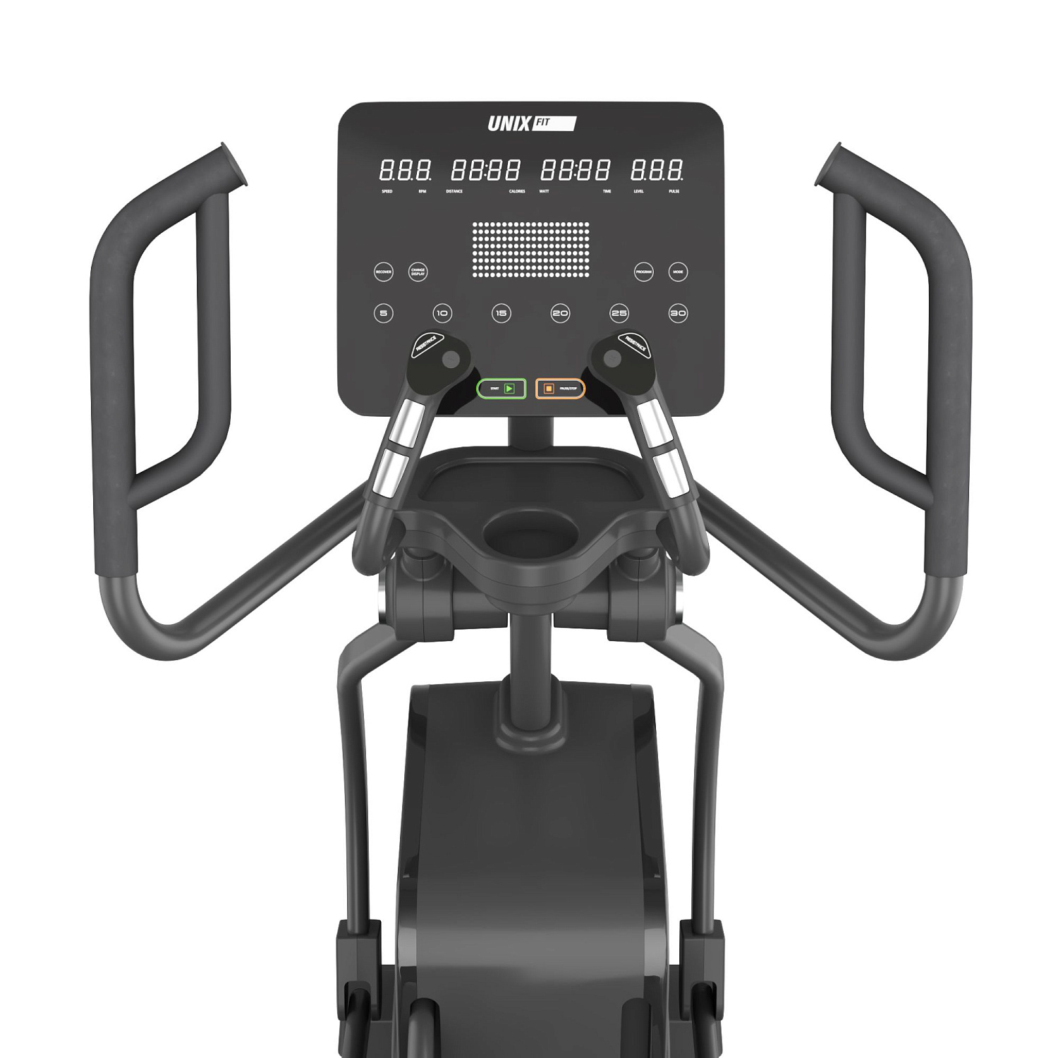 Эллиптический тренажер генераторный UNIX Fit E-1600 PRO (LED)
