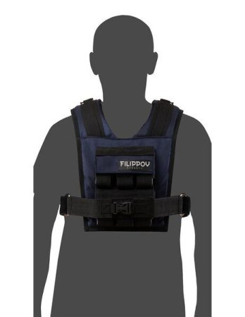 Жилет-утяжелитель «Hard Training FILIPPOV» Синий 1
