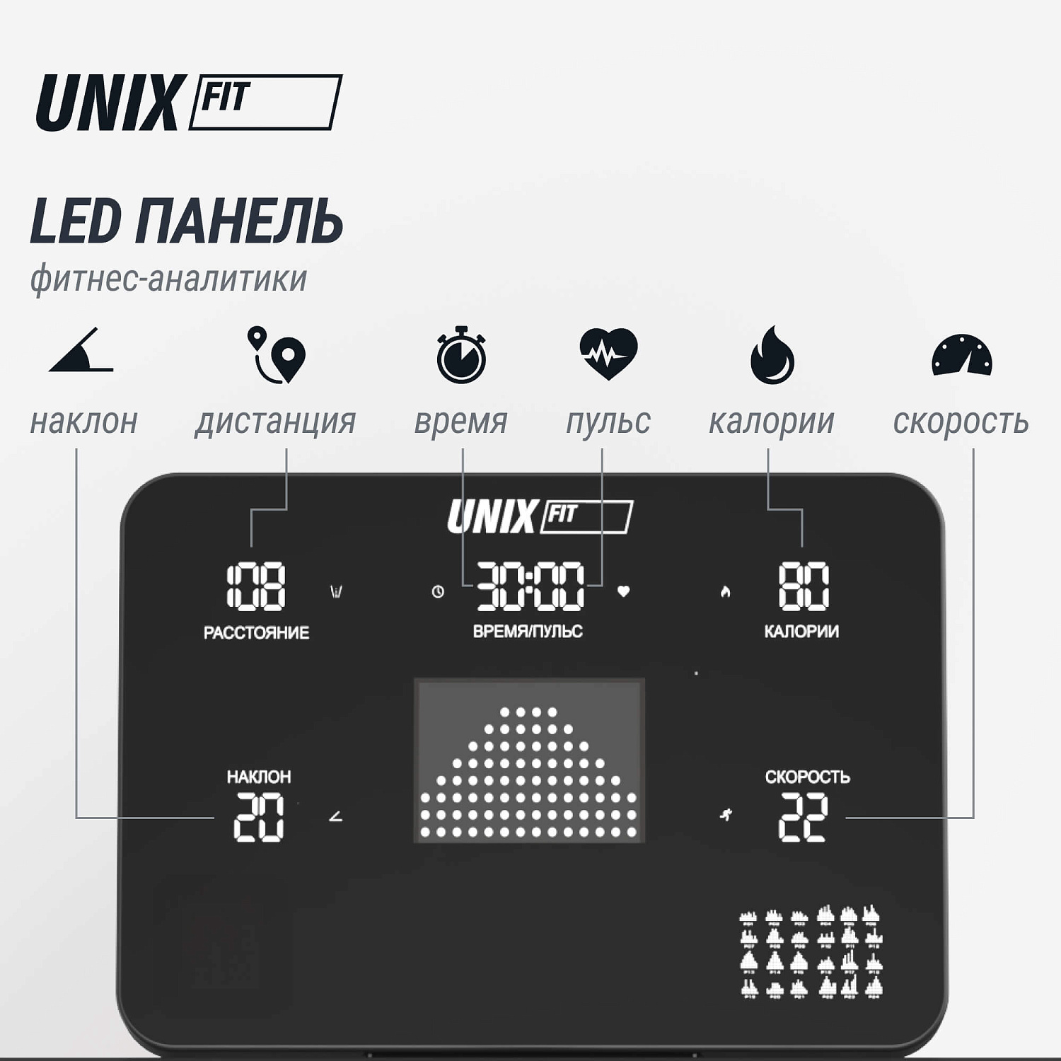 Беговая дорожка UNIX Fit MX-850 (версия 2.0)