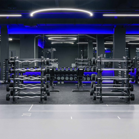 Набор изогнутых полиуретановых штанг (шаг 5 кг, 5 шт) PROFI-FIT 10-30 кг