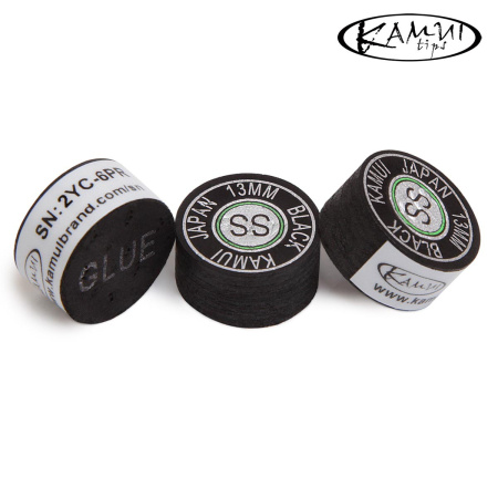 Наклейка для кия Kamui Black ø13мм Super Soft 1шт.