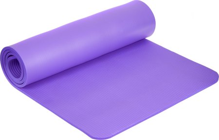 Коврик для йоги и фитнеса Bradex SF 0677, 173*61*1 см NBR, фиолетовый