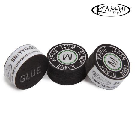 Наклейка для кия Kamui Black ø14мм Medium 1шт.